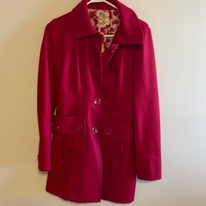 Red Pea Coat